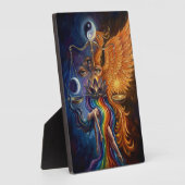 Photo Mystical Phoenix Tabletop Plaque with Easel  (Côté)