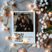 Photo Nativity Joy to the World Christmas Feestdagenkaart