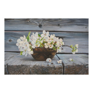 Photo Nature morte Apple Blossom – Impression d'art orig