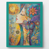 Photo Nature Spirit Femme Tabletop Plaque avec Easel (Devant)