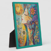Photo Nature Spirit Femme Tabletop Plaque avec Easel (Côté)