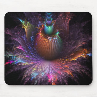 Photo-Negative Flower Explosion Mouse-pad Muismat