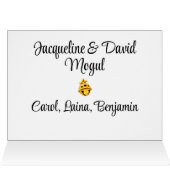 Photo Noël / Carte de vacances (Intérieur Horizontal (haut))