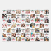 Photo Noël Feuilles de papier d'enveloppement de c (Devant 3)