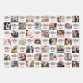 Photo Noël Feuilles de papier d'enveloppement de c (Devant)