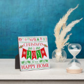 Photo Noël Joie Bannière Texte Art Afficher Plaque (Insitu)