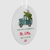 Photo Noël | M. Mme Truck Ornament (devant)