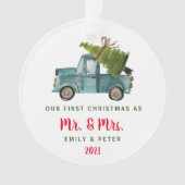 Photo Noël | M. Mme Truck Ornament (devant)