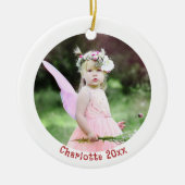 Photo Noël Ornement avec Nom Enfants (Devant)