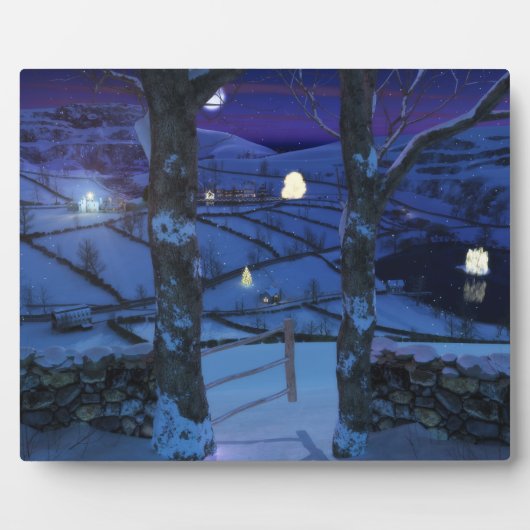 Photo Noël sur la plaque de verre (Devant)