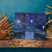 Photo Noël sur la plaque de verre (Côté)