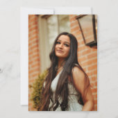 Photo noir blanc CARTE DE BASE pour graduation vel (Devant)