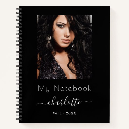 Photo noir blanc script journal personnel (Devant)