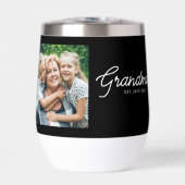 Photo noir de script établi de grand-mère (Avant)