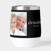 Photo Noir Script Grand-mère Établie (Arrière)
