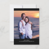Photo Noir Vertical - 3x5 Save the Date (Dos)