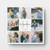 Photo Nom du monogramme de famille Plaque de calligraphi (Devant)