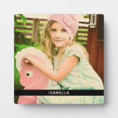 Photo & Nom Plaque Avec Stand Modèle (Devant)