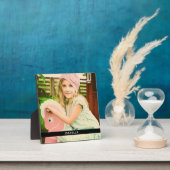 Photo & Nom Plaque Avec Stand Modèle (Insitu)