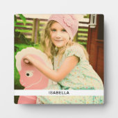 Photo & Nom Plaque Avec Stand Modèle (Devant)