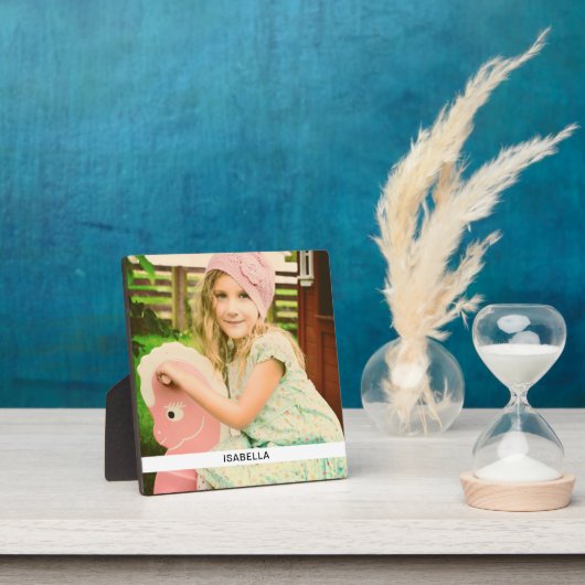 Photo & Nom Plaque Avec Stand Modèle (Insitu)