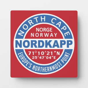 Photo NORDKAPP plaque