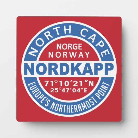 Photo NORDKAPP plaque (Devant)