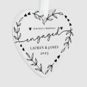 Photo Notre première couronne de Noël Engagée (devant)