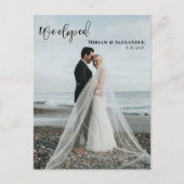 Photo Nous avons quitté la carte postale Mariage f (Devant)