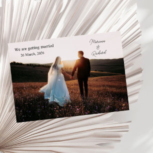 Photo : Nous Nous Marions Faire-part