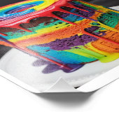 photo numérique d'un gâteau d'anniversaire arc-en- (Coin)