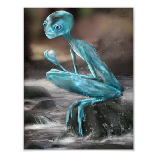 Photo nymphe d'eau / affiche de sprite / impression (Devant)