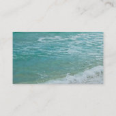 photo océanique carte de visite modèle personnalis (Dos)