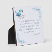 Photo Oiseau bleu avec numéro 6 24-26 plaque (Recto)