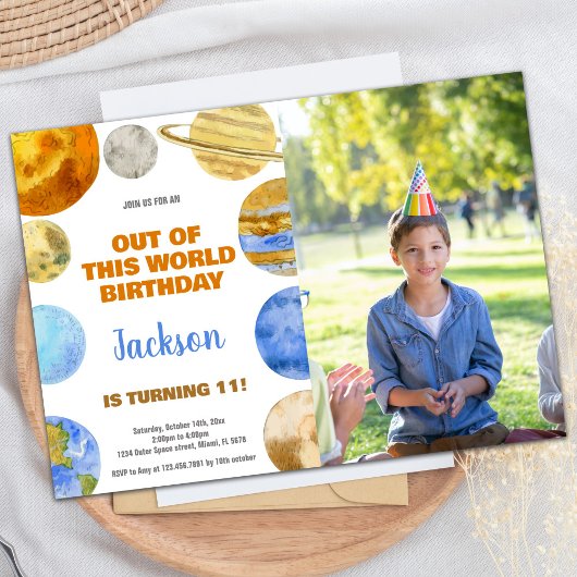 Photo Orange Espace Extérieur Invitations Annivers