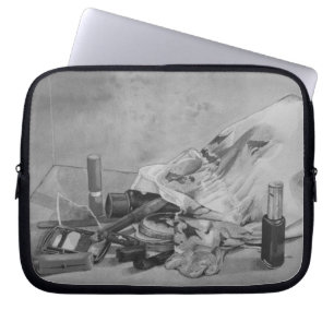 photo originale de vie morte du sac maquillage vin