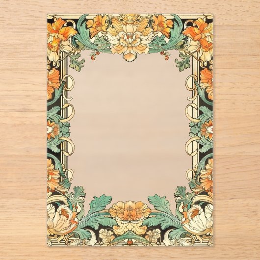 Photo ou superposition Invitation de motif complex (Recto)