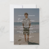 Photo Overlay 21e anniversaire Invitation Card ​ (Devant)