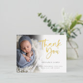 Photo Overlay Faire-part de naissance Merci (Debout devant)