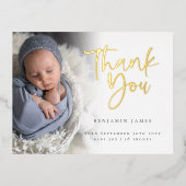 Photo Overlay Faire-part de naissance Merci (Recto)