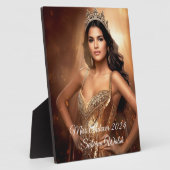 Photo Pageant Queen Plaque (Côté)