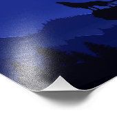 Photo Paisagem de Lobo Monocromática Azul (Coin)