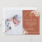 Photo Pampas Arc de Herbe Carte de remerciements d (Devant)