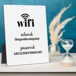 Photo Panneau d'information Wifi Plaque d'accueil