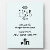 Photo Panneau d'information Wifi Plaque d'accueil (Devant)