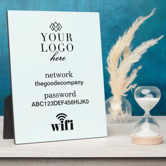 Photo Panneau d'information Wifi Plaque d'accueil (Côté)