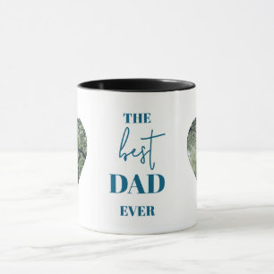 Photo Papa & Enfant Mug - Cadre Coeur Meilleur Pap
