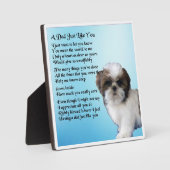 Photo Papa Poem Plaque - Chih Tzu Chien Design (Recto)