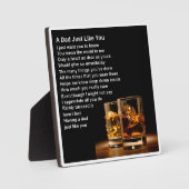 Photo Papa Poem Plaque - Whisky Design (Recto)