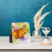 Photo Papillon Christian Home Décor Plaque avec Easel (Insitu)